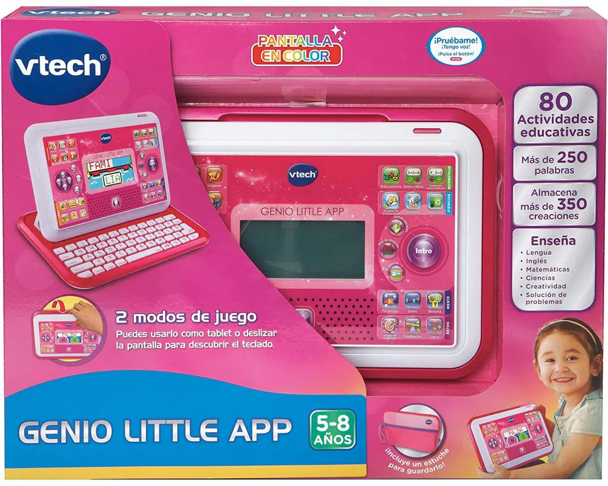 VTech Genio Little Ordenador Tablet Rosa