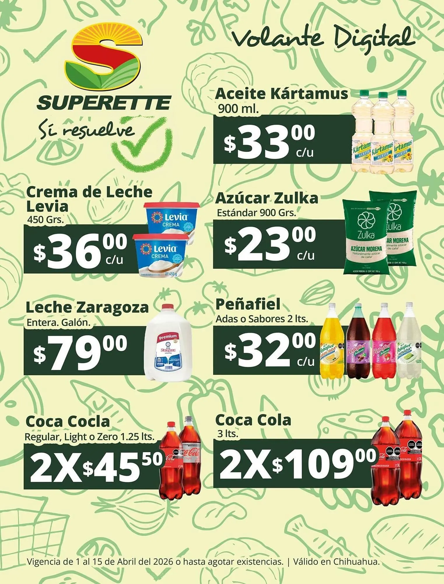Catálogo de Catálogo Superette 4 de abril al 15 de abril 2026 - Pagina 1