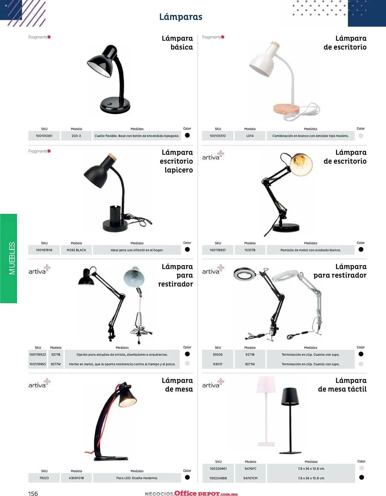 Catálogo de Catálogo Office Depot 12 de enero al 1 de enero 2027 - Pagina 158