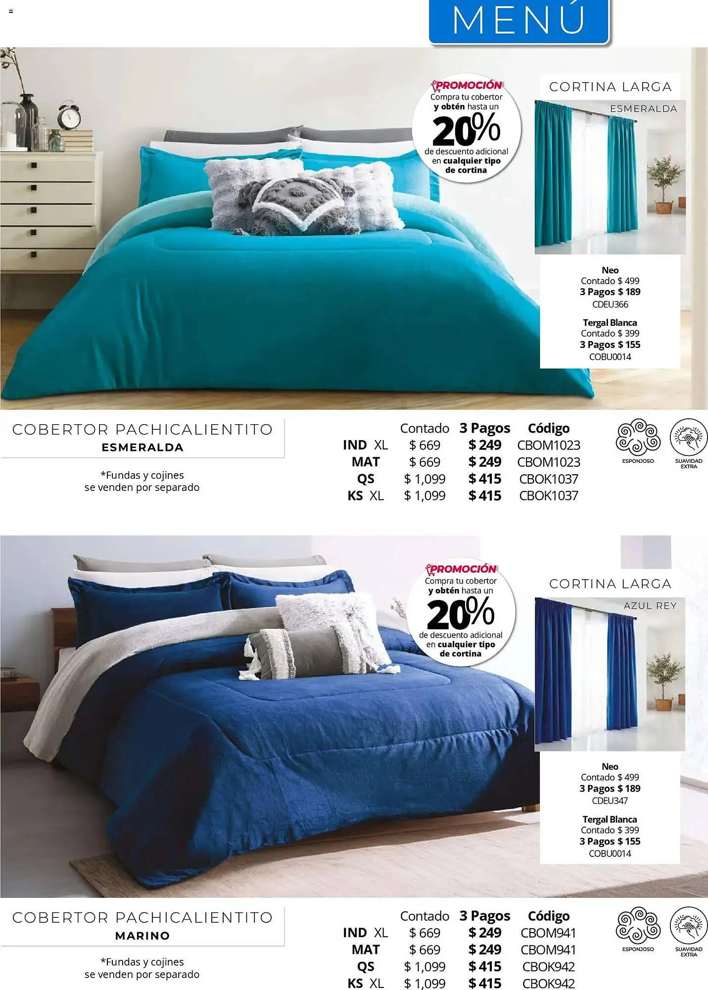 Catálogo de Catálogo Colchas Concord 1 de mayo al 1 de agosto 2026 - Pagina 314