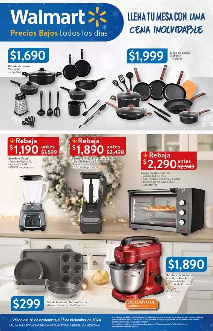 Catálogo de Walmart - Precios Bajos 28 de noviembre al 17 de diciembre 2024 - Pagina 24