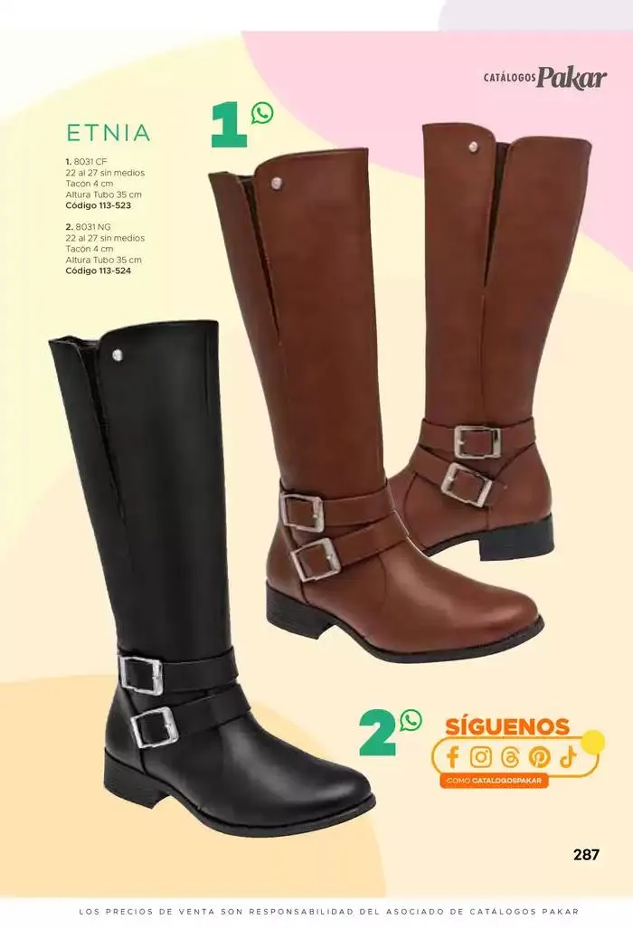 Catálogo de Pakar Mujer 31 de enero al 31 de agosto 2025 - Pagina 287