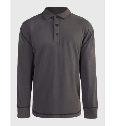 Polo Calvin Klein Monograma Hombre Gris