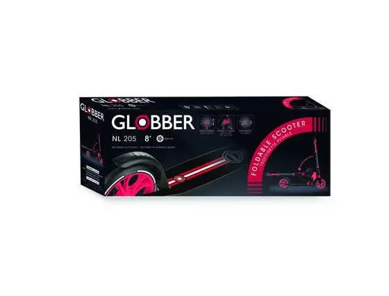 Globber NL Scooter Rojo Con Negro 205mm 684-102-2