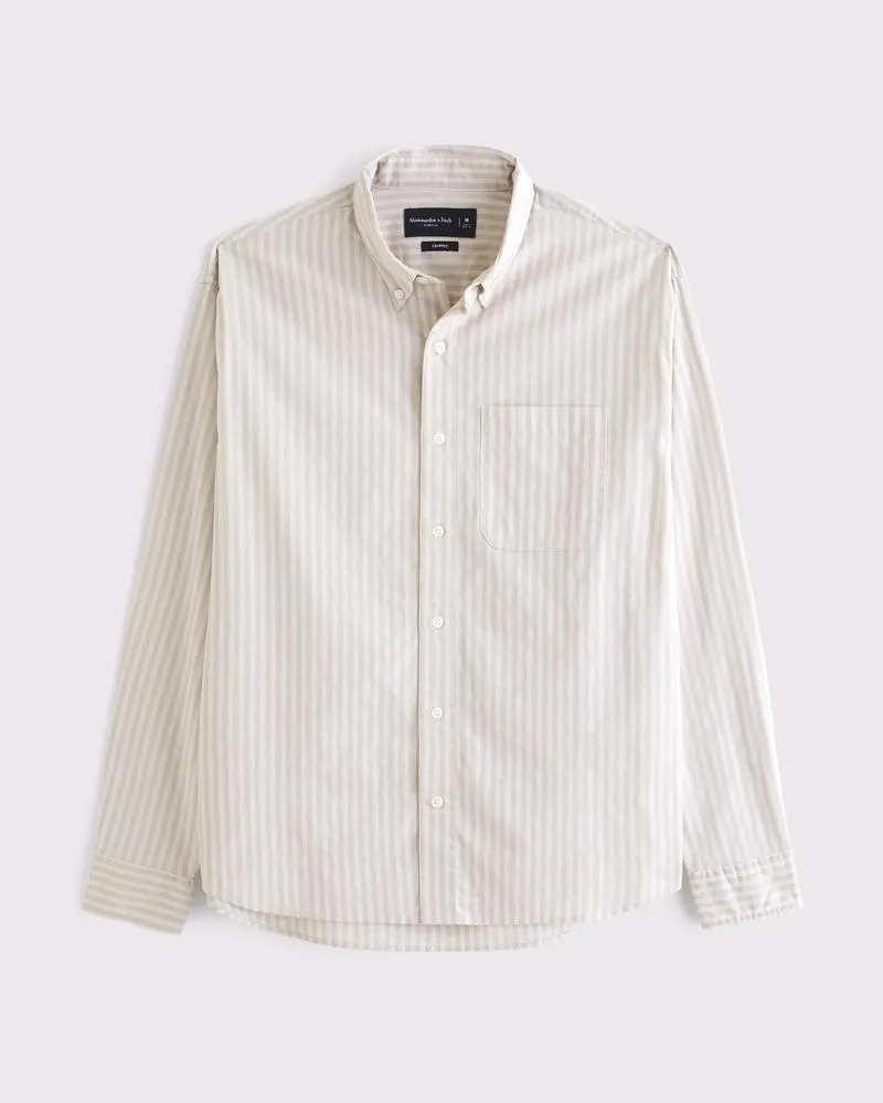 Poplin Button-Up Shirt