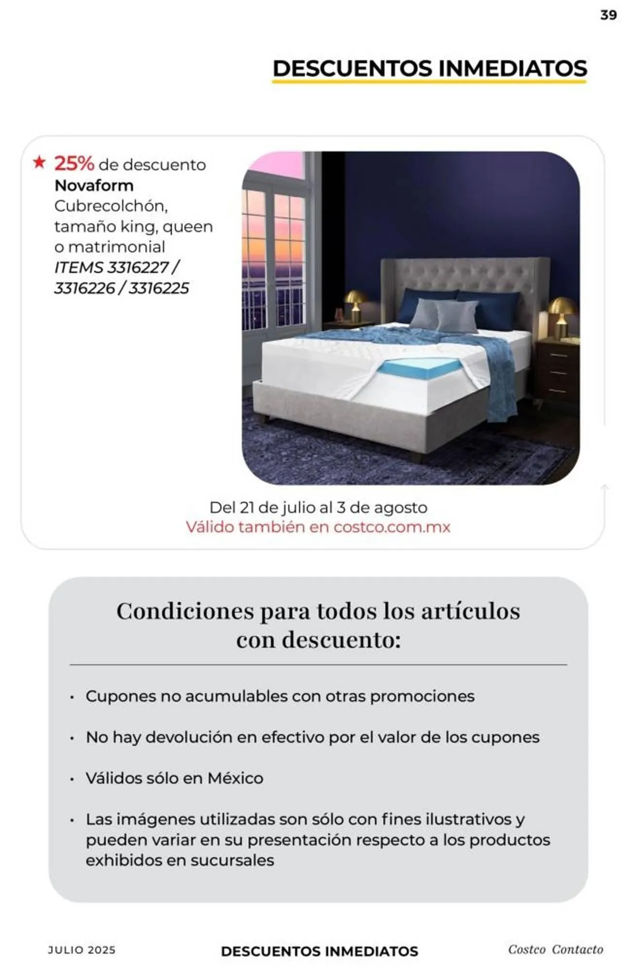 Catálogo de Catálogo Costco 1 de julio al 31 de julio 2025 - Pagina 39