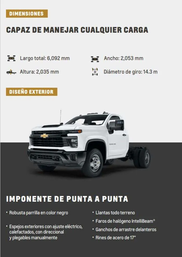 Catálogo de Silverado 3500 2024 18 de enero al 31 de diciembre 2024 - Pagina 3