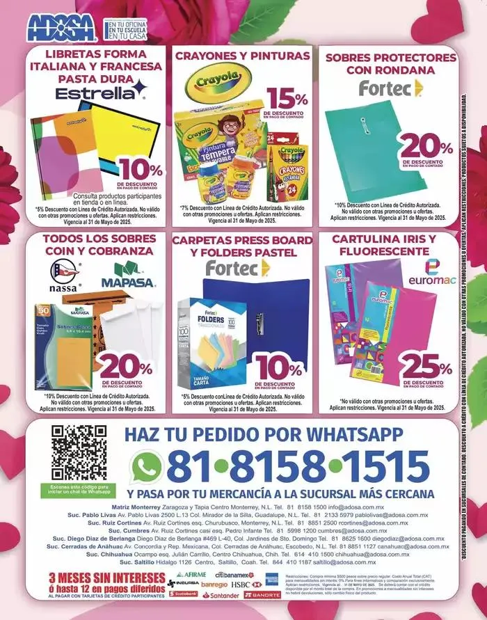 Catálogo de Ofertas Adosa 1 de mayo al 31 de mayo 2025 - Pagina 4