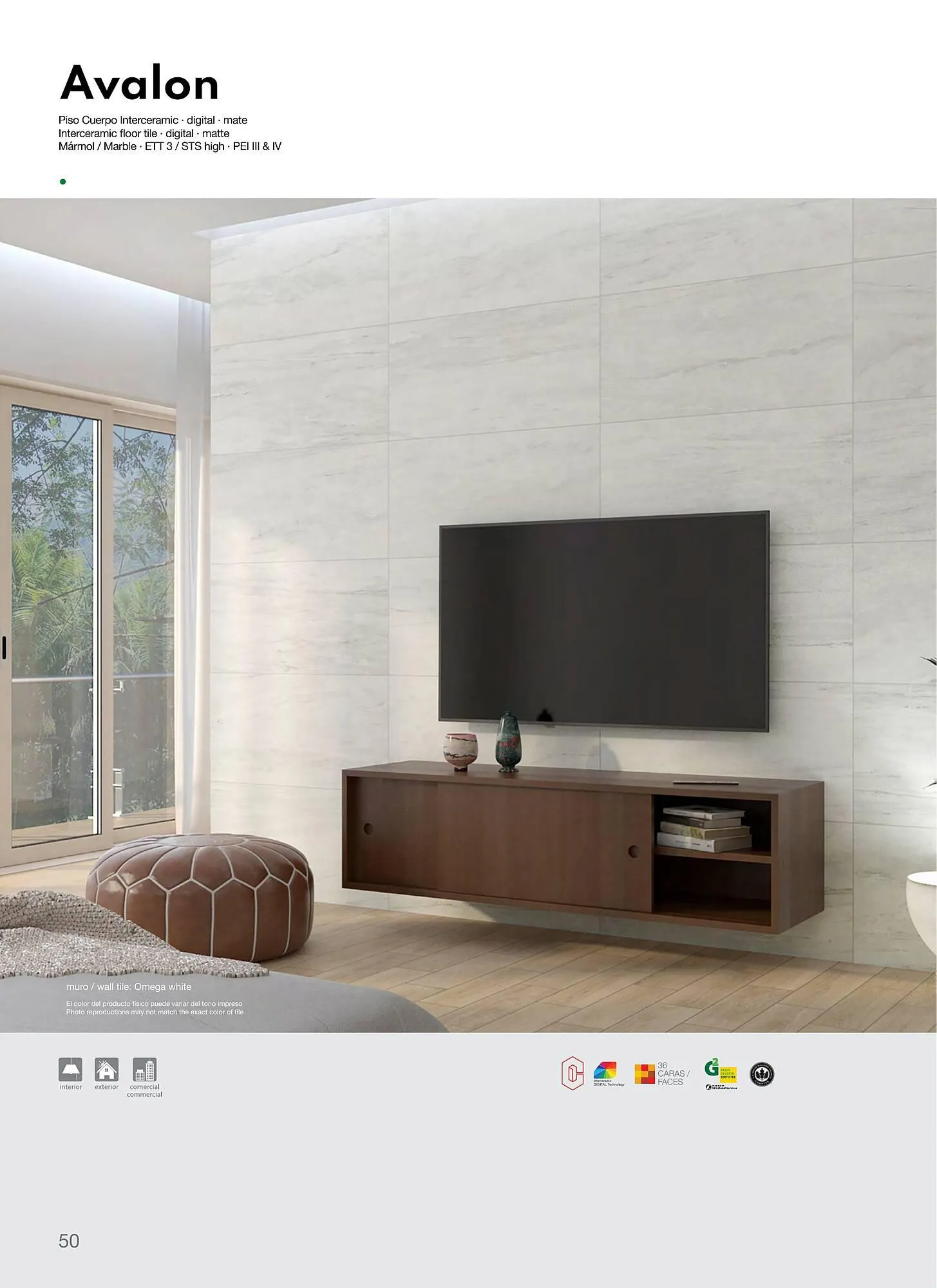 Catálogo de Catálogo Interceramic 12 de marzo al 31 de diciembre 2024 - Pagina 50