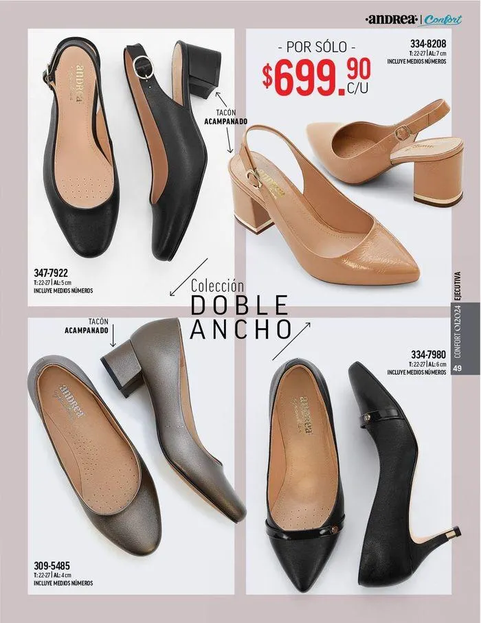 Catálogo de ANDREA - CALZADO CONFORT 26 de agosto al 25 de enero 2025 - Pagina 45