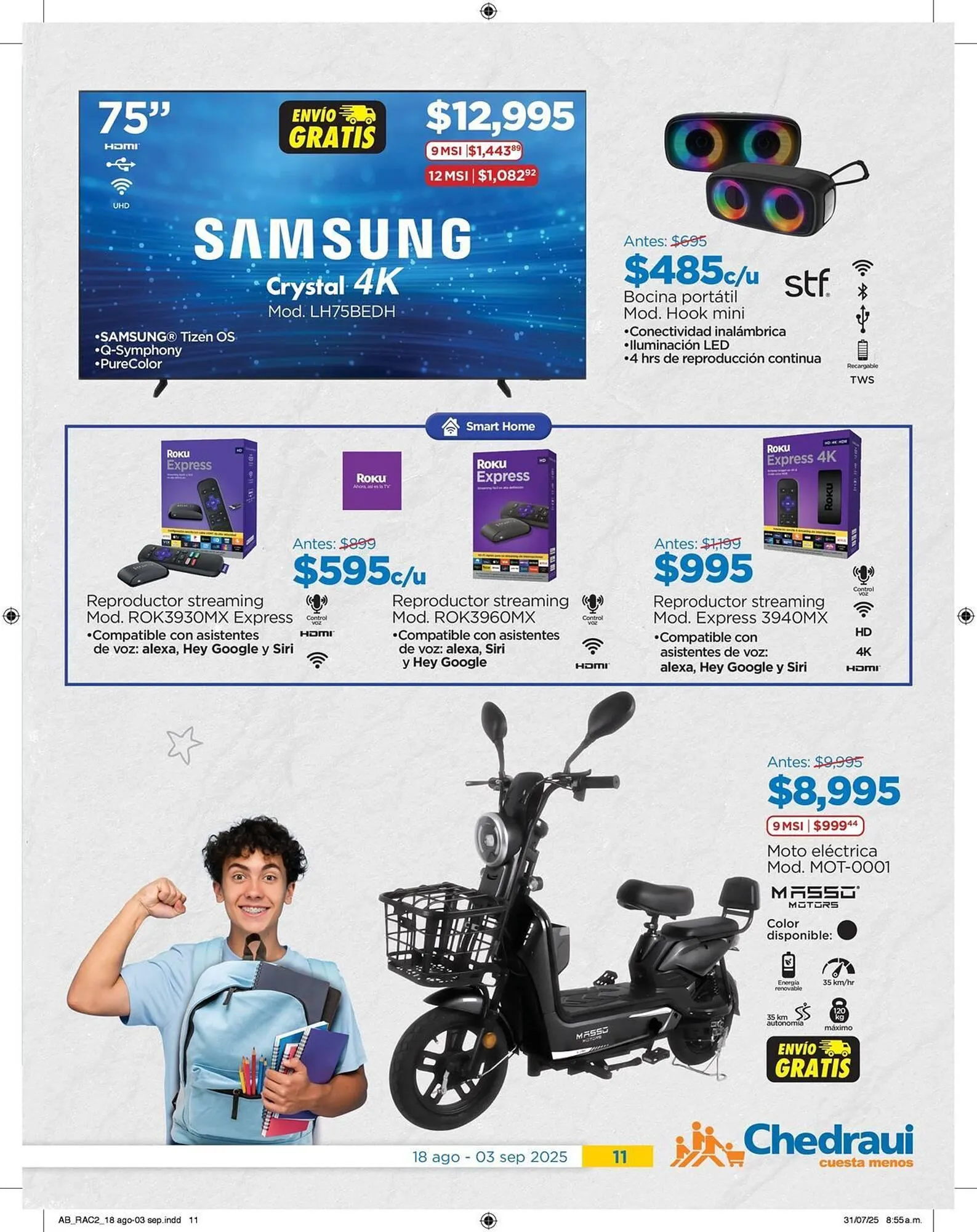 Catálogo de Catálogo Chedraui 19 de agosto al 3 de septiembre 2025 - Pagina 11