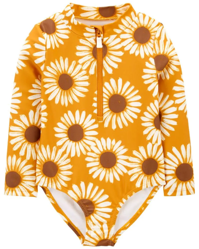 Traje De Baño De 1 Pieza Girasol De Carter's