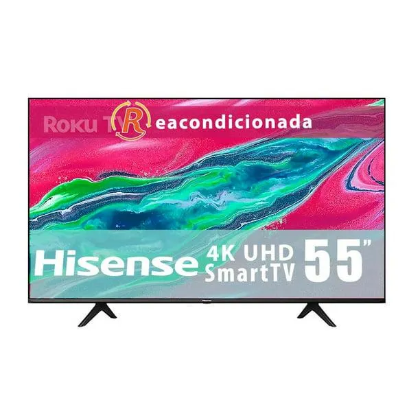 TV Hisense 55 Pulgadas 4K Ultra HD Smart TV ULED 55U6GR5 Reacondicionada