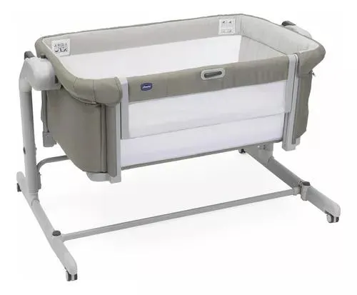 Chicco Next2me Colcecho Evo Taupé Con Ruedas Balancín