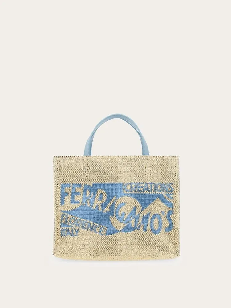 Bolso tote con logo (S)