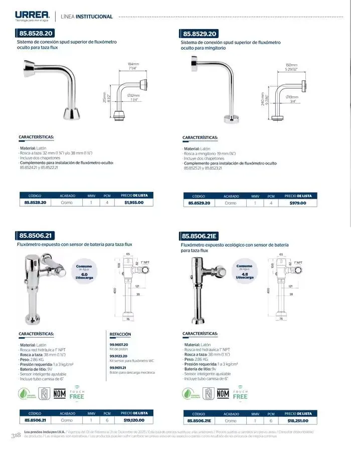 Catálogo de Catálogo Residencial 2025 28 de febrero al 28 de febrero 2026 - Pagina 324
