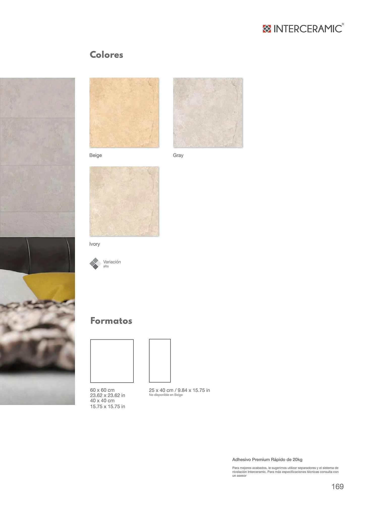Catálogo de Catálogo Interceramic 12 de marzo al 31 de diciembre 2024 - Pagina 169