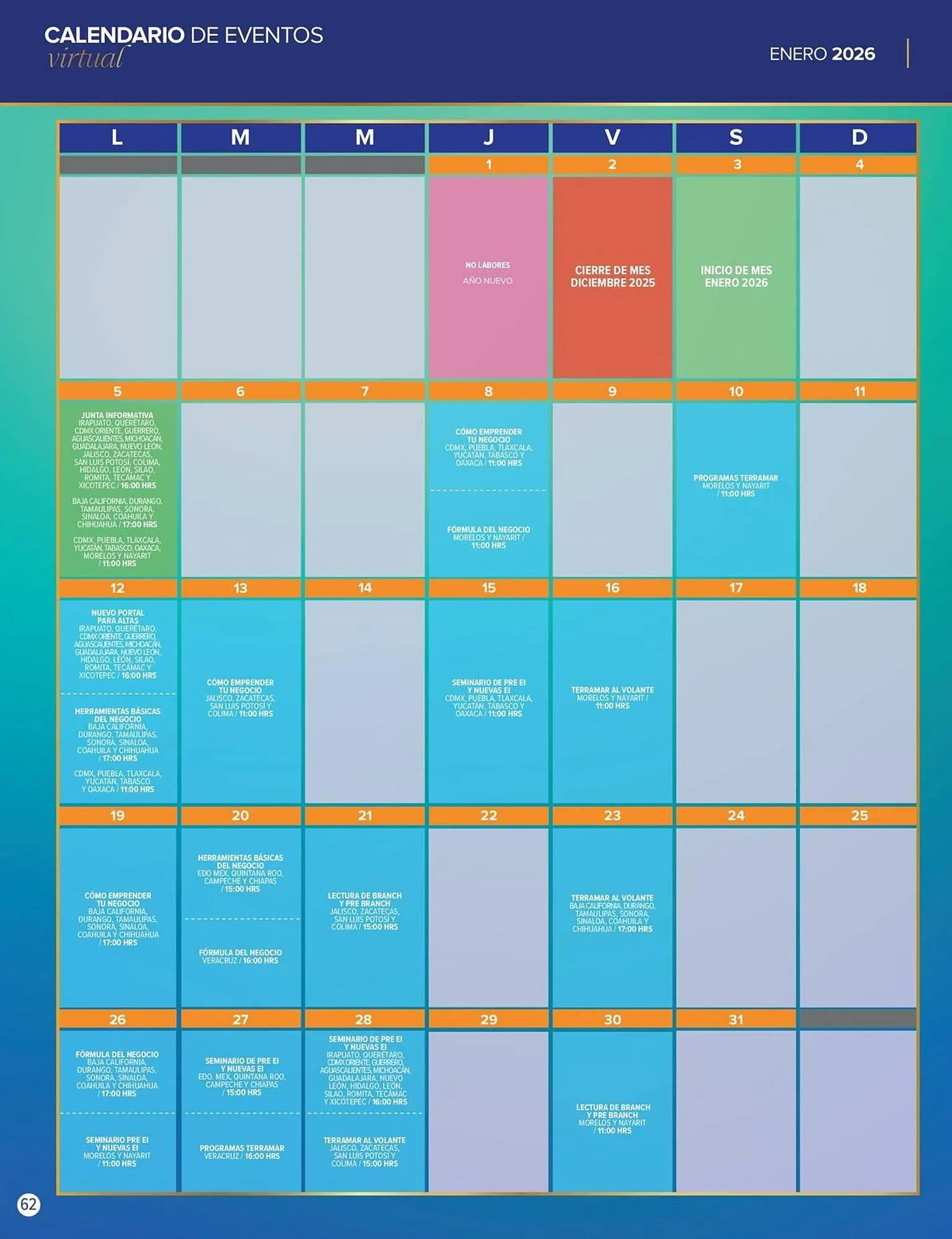 Catálogo de Catálogo Terramar Brands 1 de enero al 31 de enero 2026 - Pagina 62