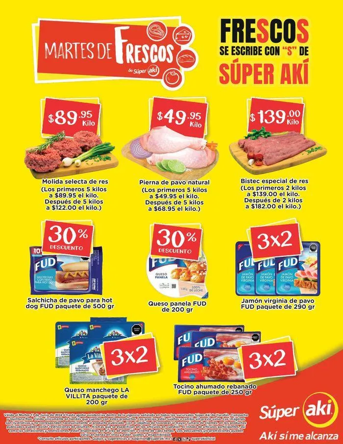 Catálogo de Súper Aki - Martes de Frescos 11 de junio al 11 de junio 2024 - Pagina 2