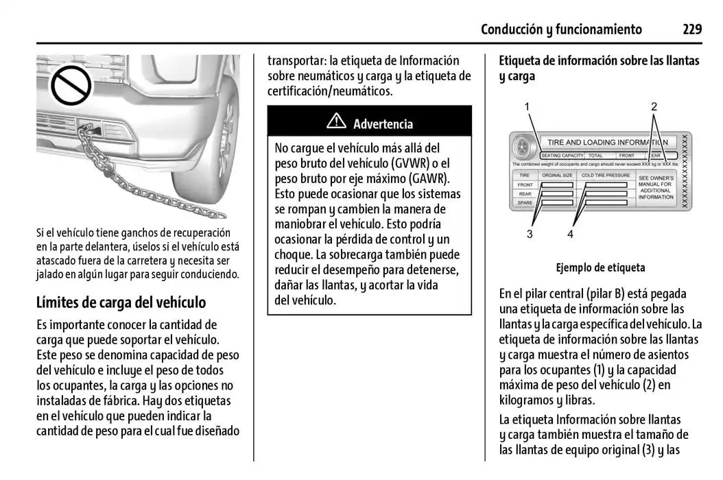 Catálogo de Cheyenne 2025 Manual del propietario 22 de enero al 31 de diciembre 2025 - Pagina 230