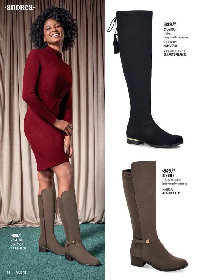 Catálogo de ANDREA - CALZADO DAMA 26 de agosto al 25 de enero 2025 - Pagina 129