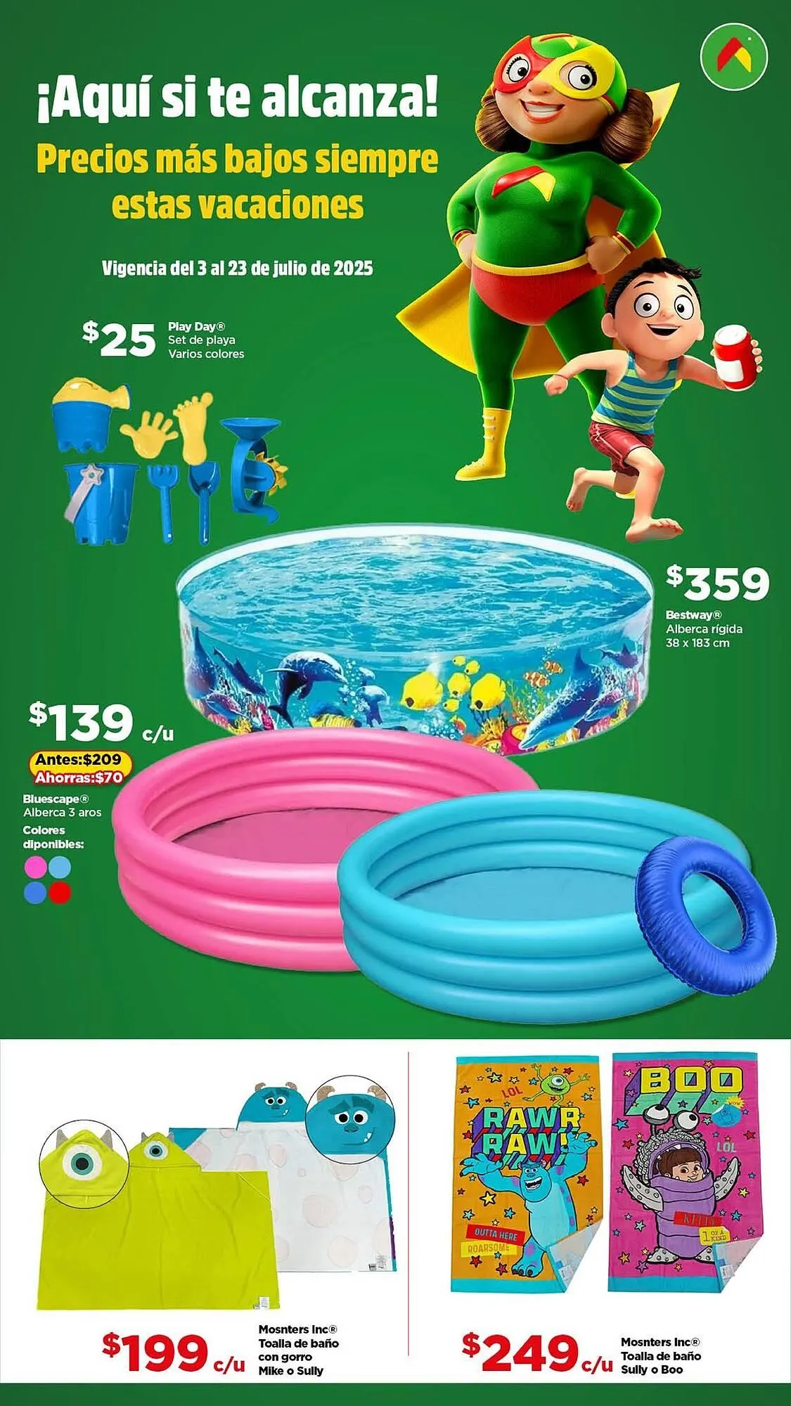 Catálogo de Catálogo Bodega Aurrerá 9 de julio al 23 de julio 2025 - Pagina 1