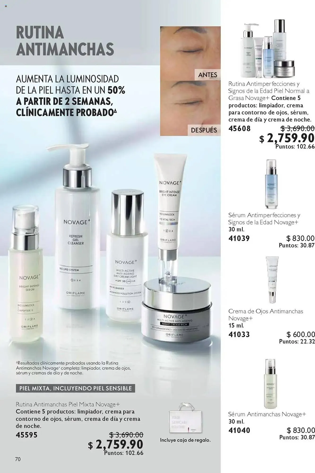Catálogo de Catálogo Oriflame 13 de septiembre al 5 de octubre 2025 - Pagina 70