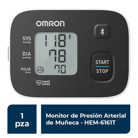 Omron Monitor de Presión Arterial de Muñeca HEM-6161T