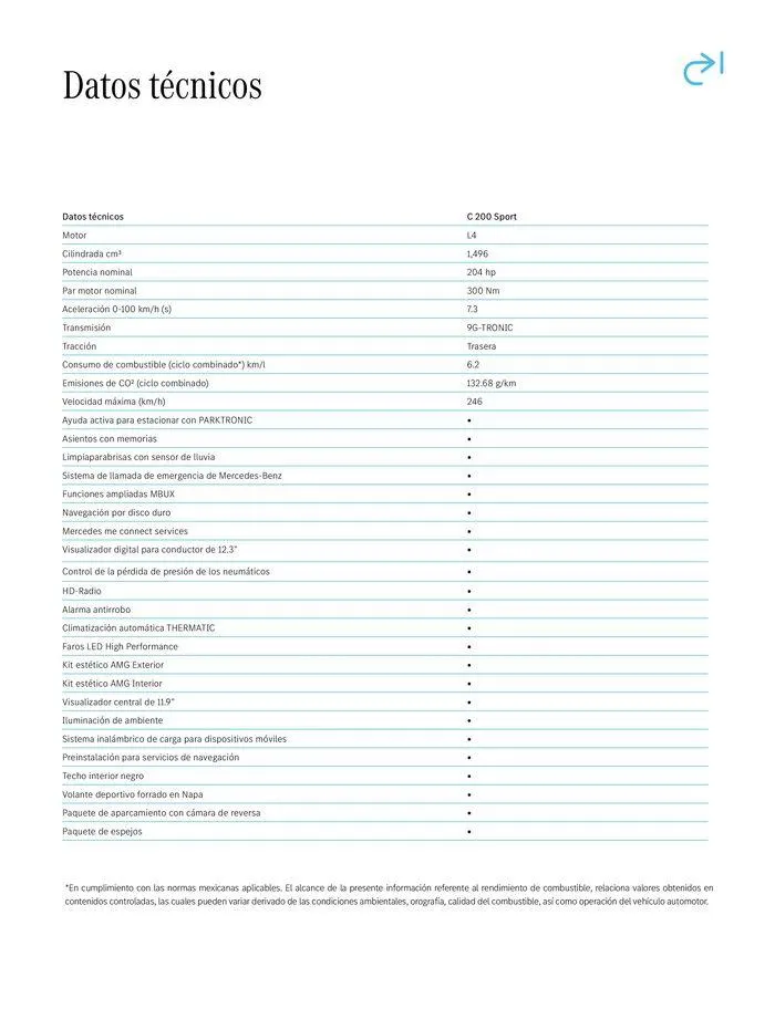 Catálogo de C-200 Sport 27 de febrero al 31 de diciembre 2024 - Pagina 8