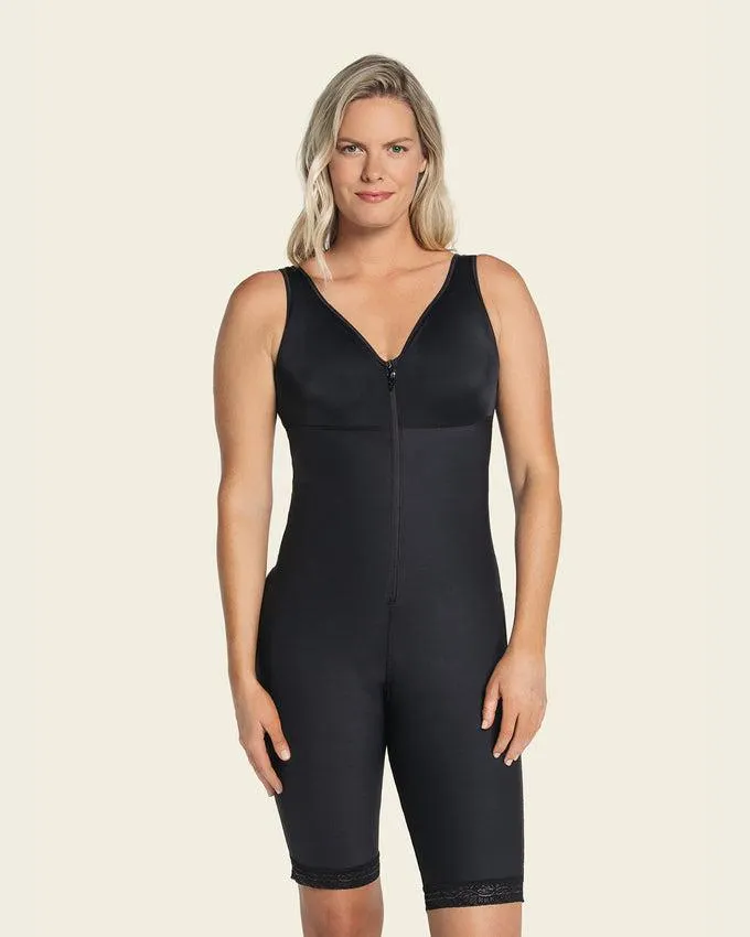 Body de control fuerte en abdomen y muslos con efecto levanta glúteos