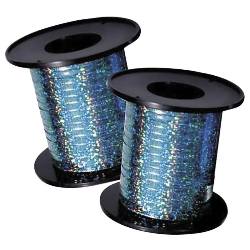 Cinta Curling Holográfica 200 m Azul de .8 Celosa