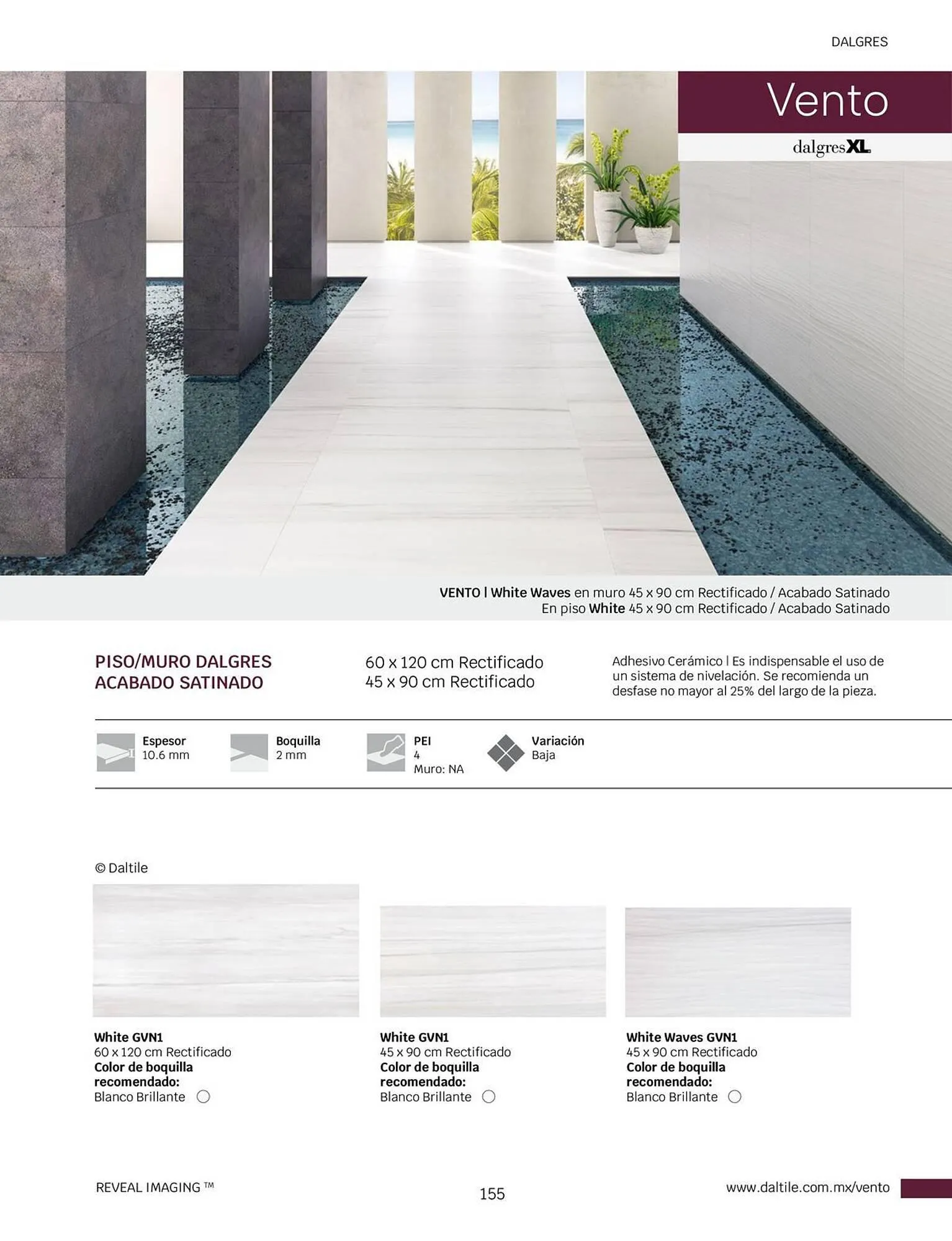 Catálogo de Catálogo Daltile 1 de enero al 31 de diciembre 2024 - Pagina 155