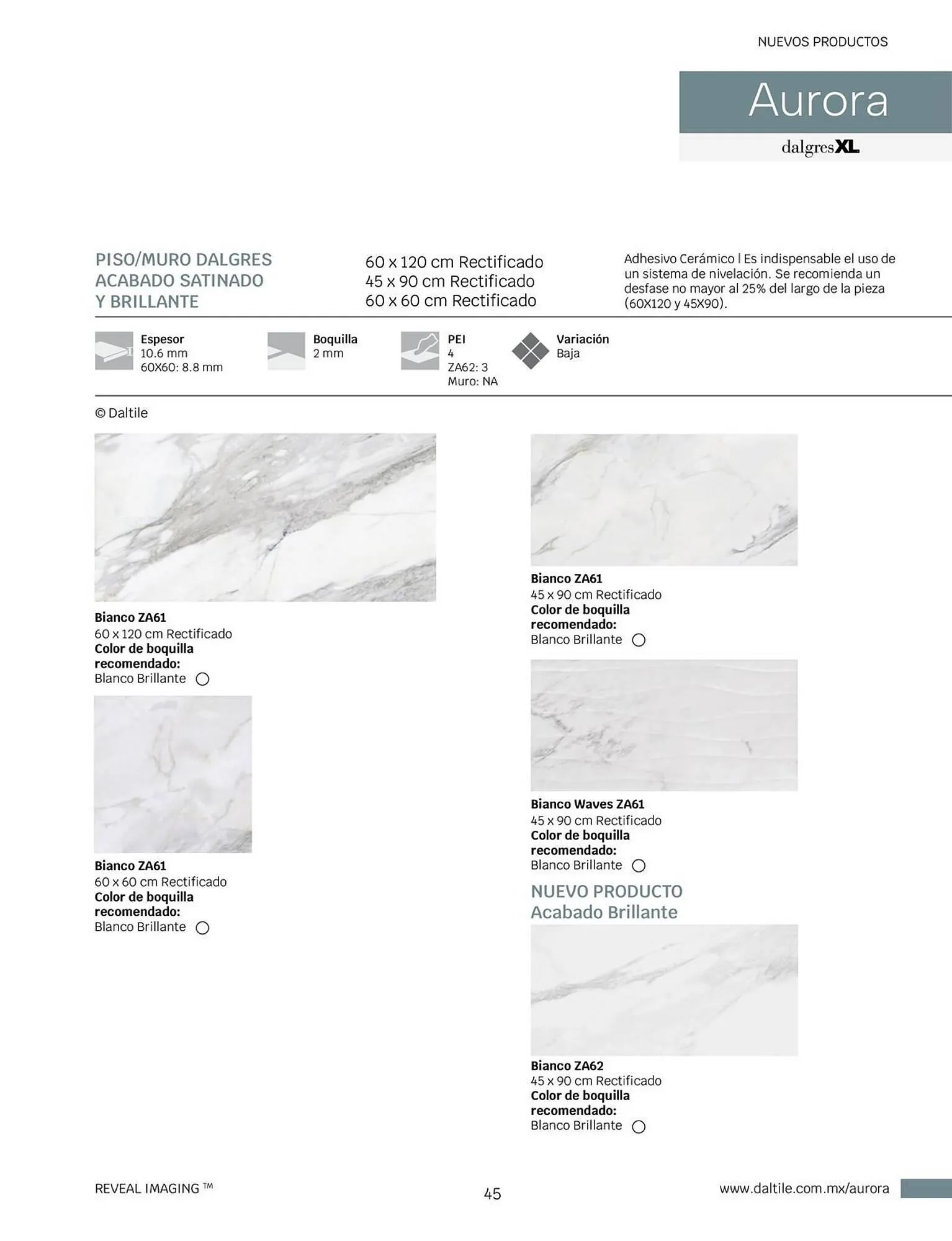 Catálogo de Catálogo Daltile 1 de enero al 31 de diciembre 2024 - Pagina 45