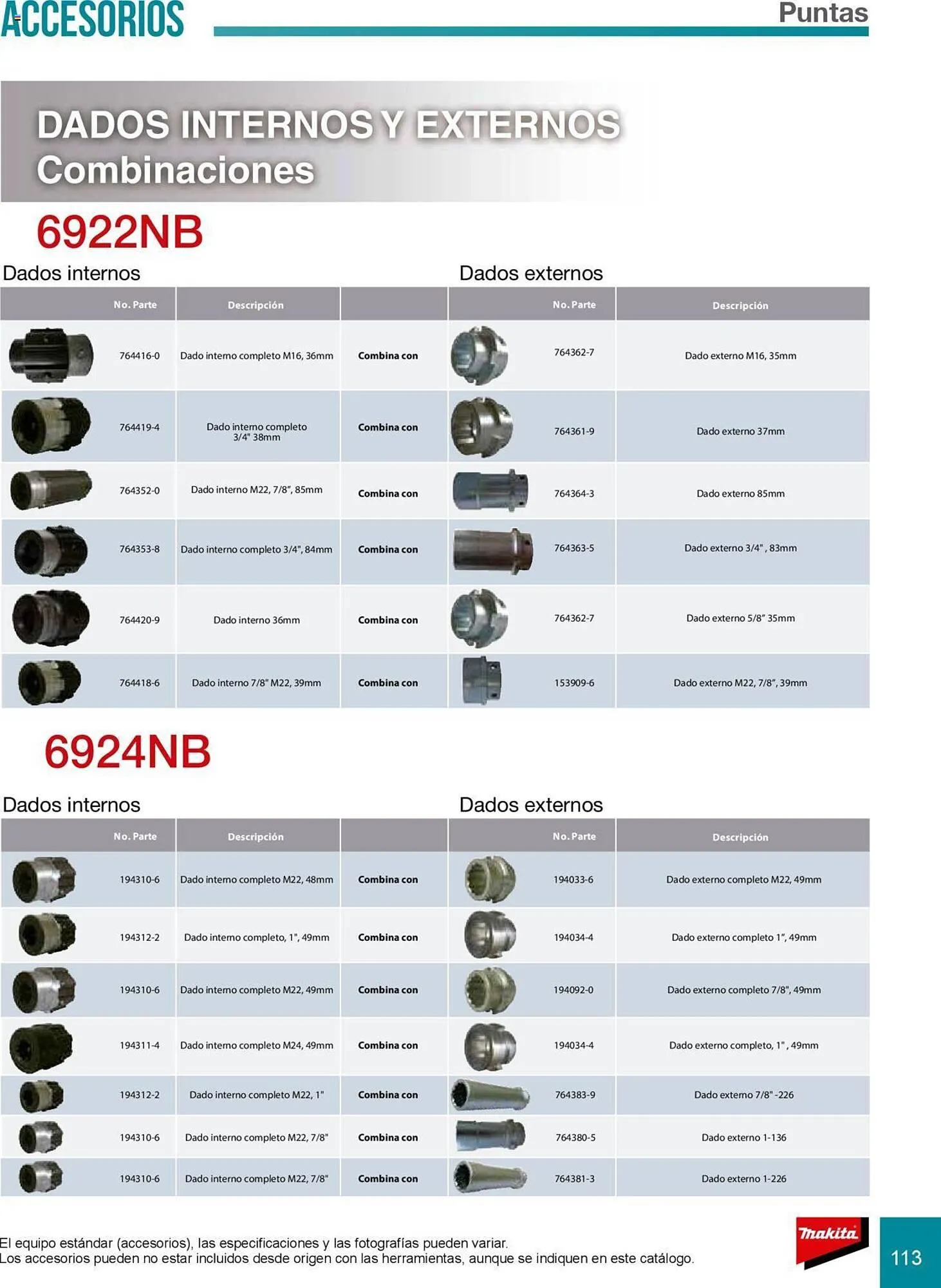 Catálogo de Catálogo Makita 8 de julio al 31 de diciembre 2025 - Pagina 113