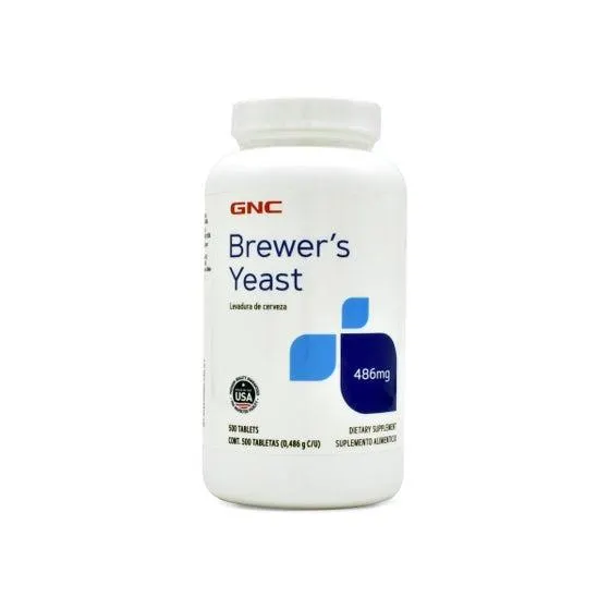 Levadura de Cerveza 500 mg GNC 500 Tabletas