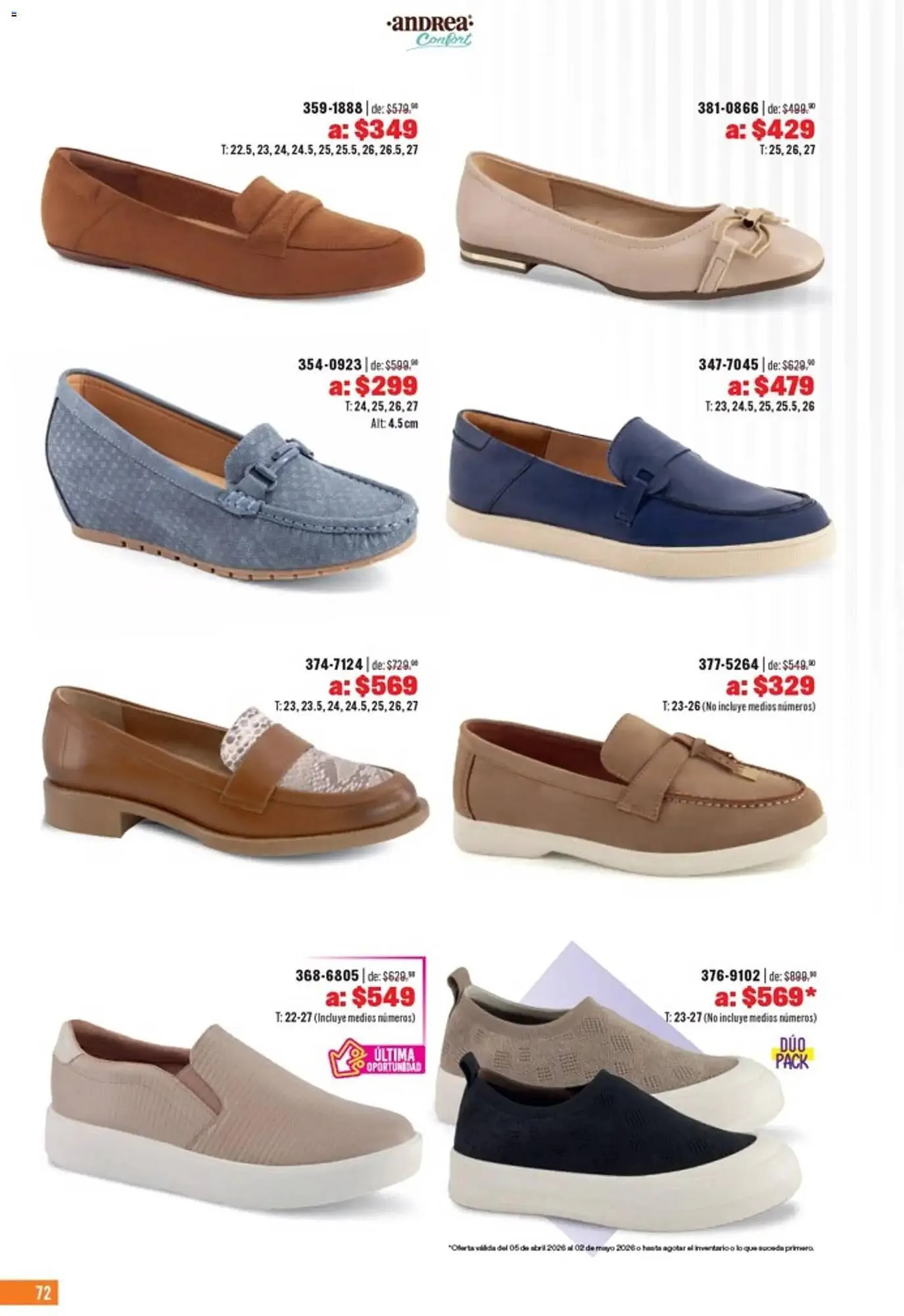 Catálogo de Catálogo Andrea 5 de abril al 2 de mayo 2026 - Pagina 72