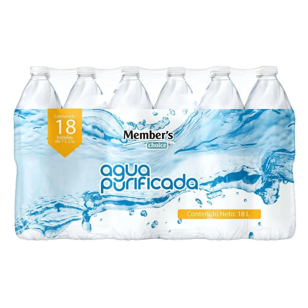 Agua Purificada Member's Choice 18/1 L