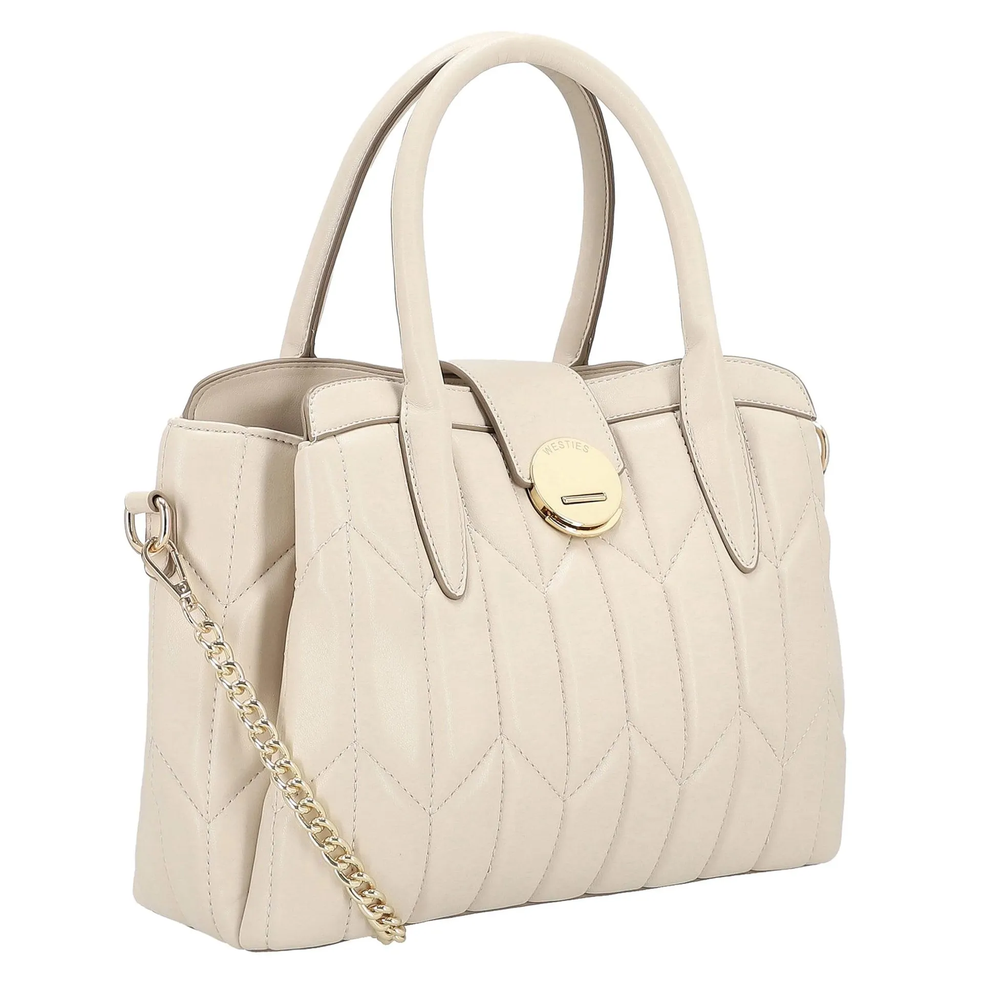 Bolsa De Mano Cybugs Aleutianas Sintetico Marfil Westies