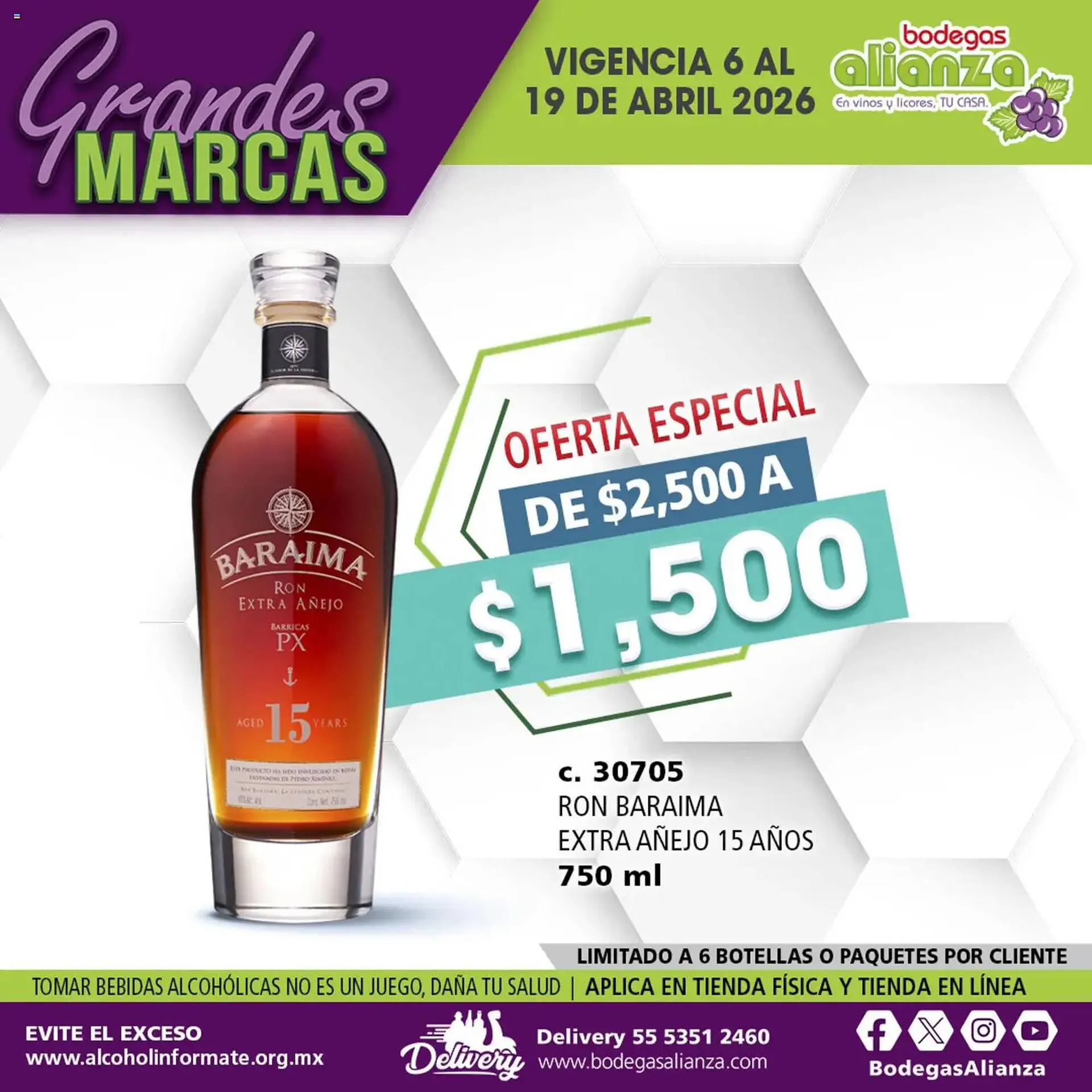 Catálogo de Folleto Bodegas Alianza 6 de abril al 19 de abril 2026 - Pagina 1