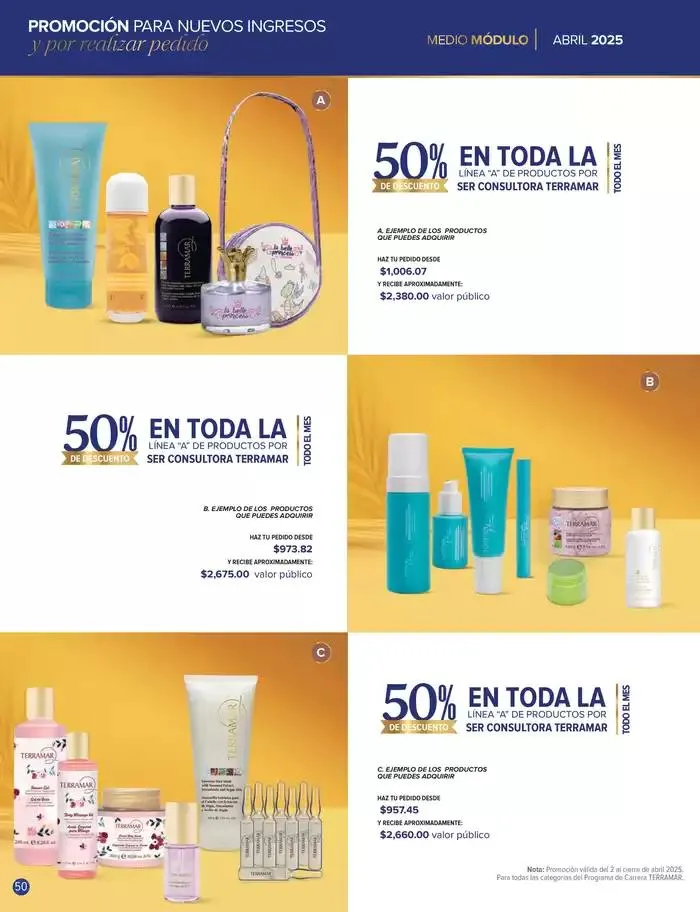 Catálogo de Terramar Brands revista de promociones 1 de abril al 30 de abril 2025 - Pagina 50