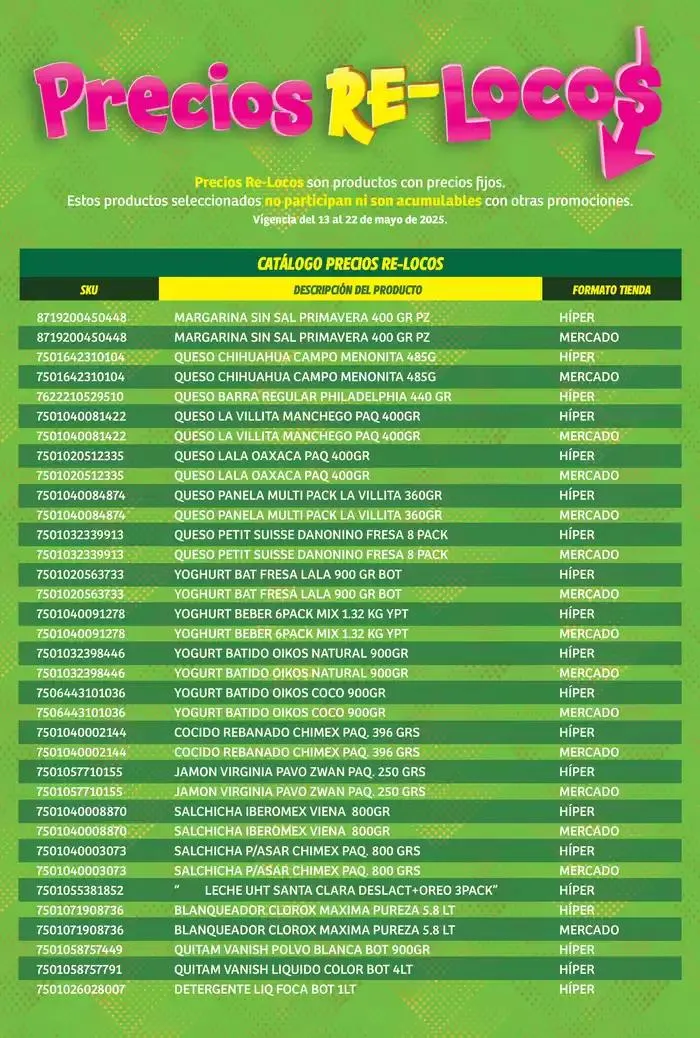 Catálogo de Catálogo Re Locos Híper Nacional 19 de mayo al 22 de mayo 2025 - Pagina 6
