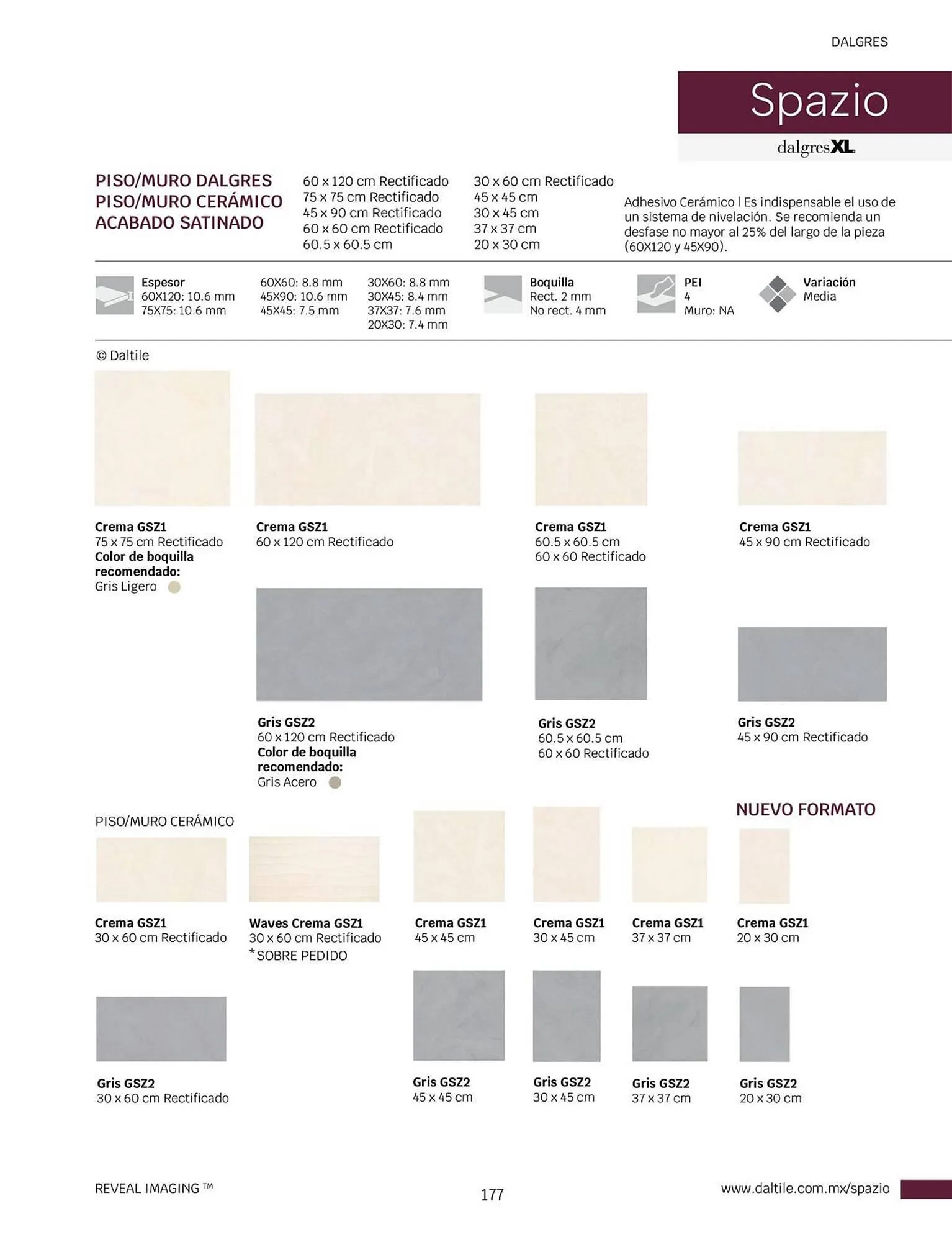 Catálogo de Catálogo Daltile 1 de enero al 31 de diciembre 2024 - Pagina 177