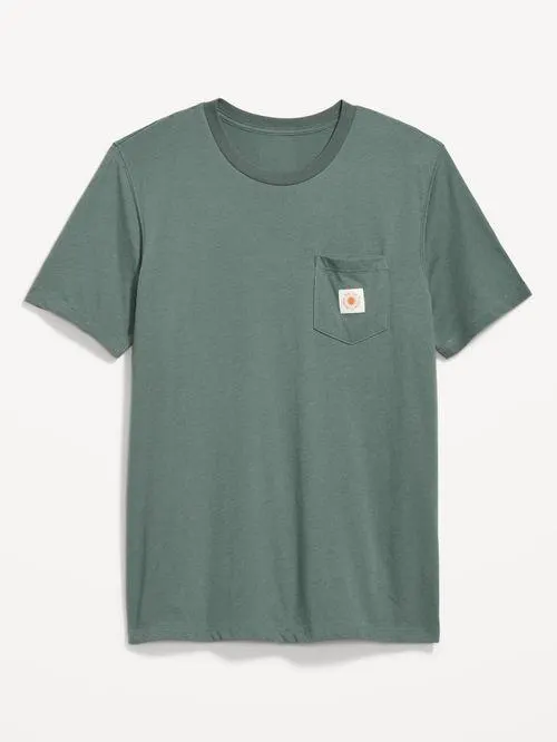 Playera de manga corta con bolsillo frontal Old Navy para Hombre