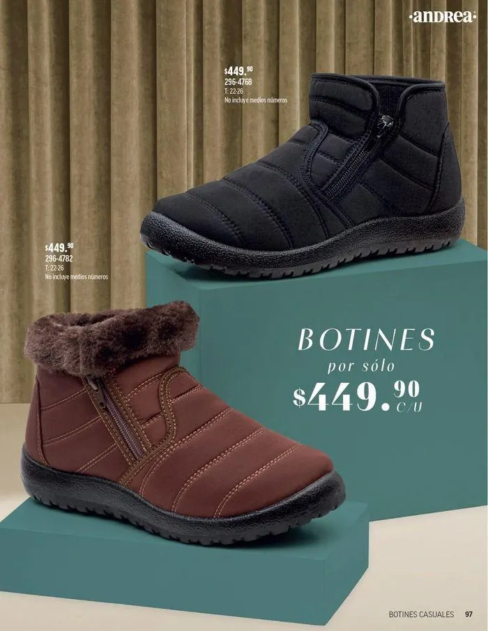 Catálogo de ANDREA - CALZADO DAMA 26 de agosto al 25 de enero 2025 - Pagina 196