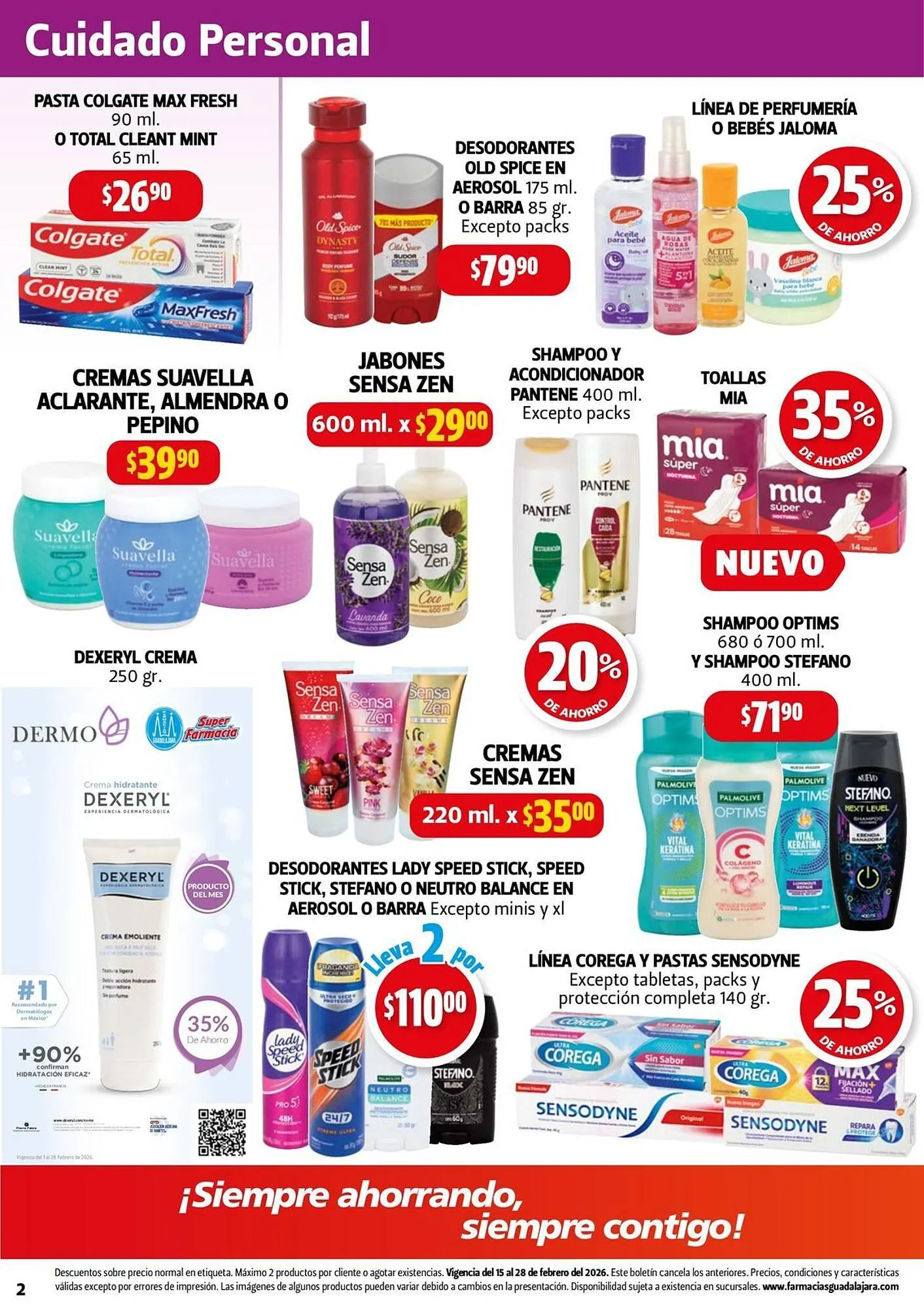 Catálogo de Folleto Farmacias Guadalajara 16 de febrero al 28 de febrero 2026 - Pagina 2