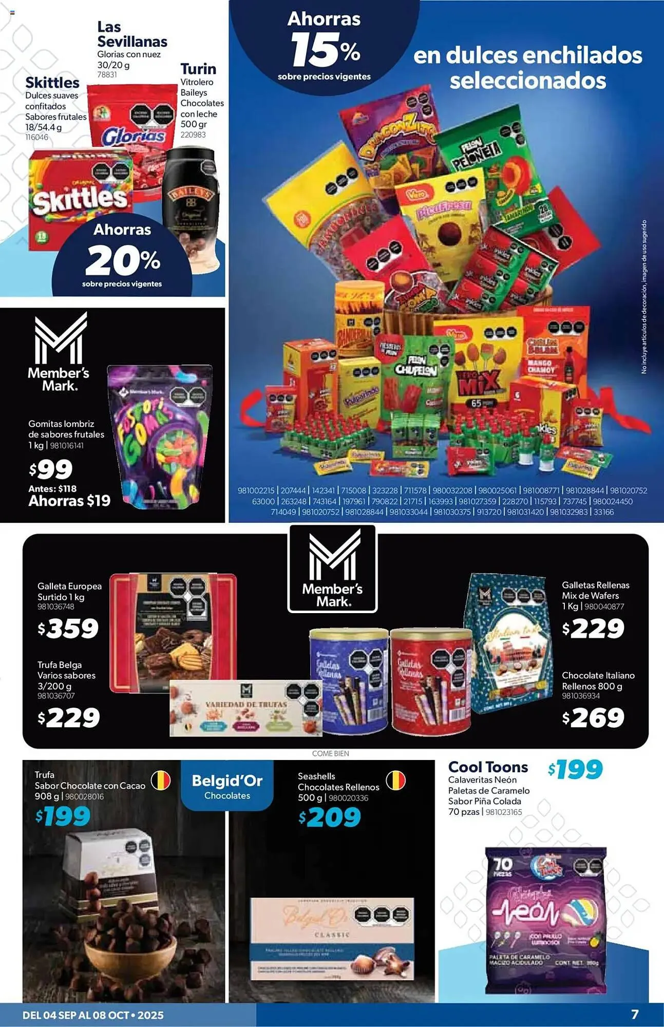 Catálogo de Catálogo Sam's Club 4 de septiembre al 8 de octubre 2025 - Pagina 7