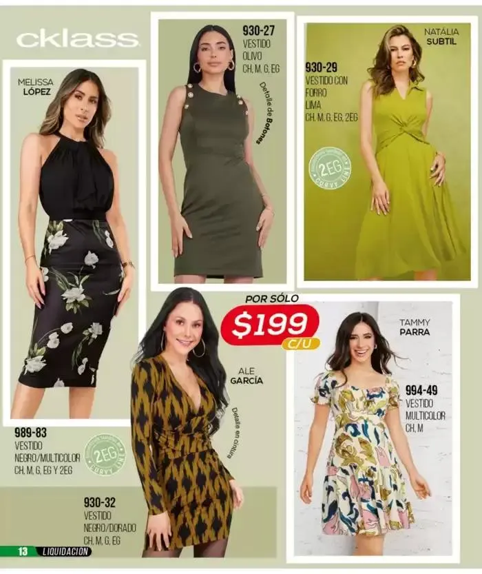 Catálogo de Catálogo Cklass Liquidación Ropa 2025 México 31 de marzo al 31 de agosto 2025 - Pagina 14