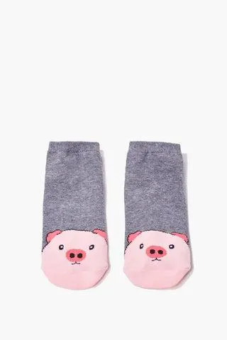CALCETIN GRIS PUERQUITO