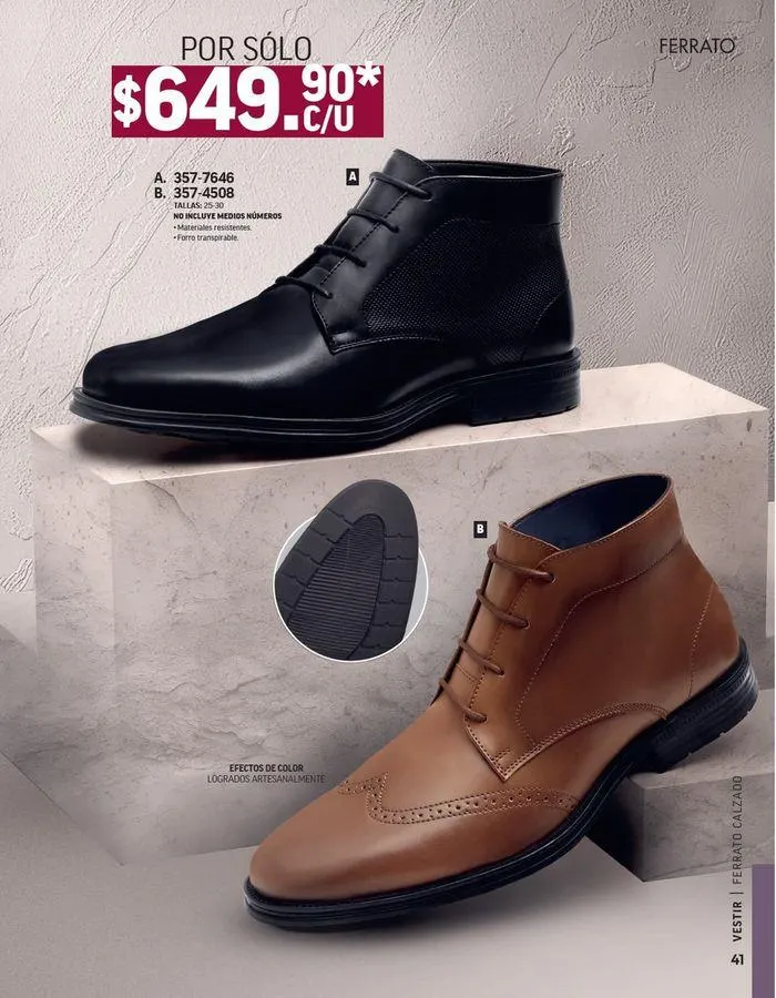 Catálogo de ANDREA - CALZADO CABALLERO 26 de agosto al 25 de enero 2025 - Pagina 131