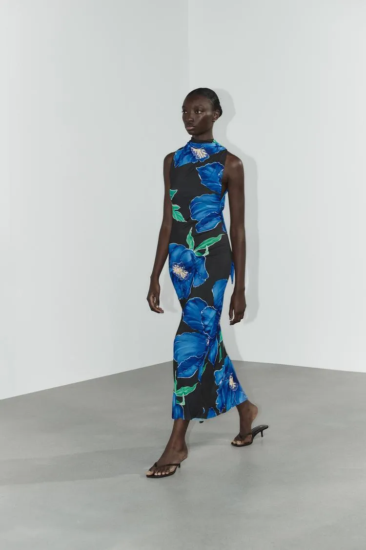 VESTIDO FLUIDO ESTAMPADO